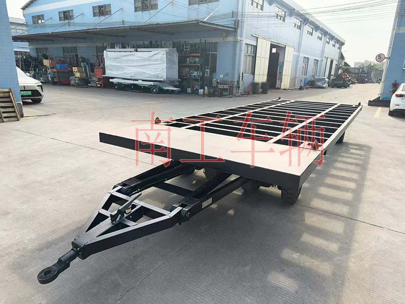 12吨骨架式半岛（中国）一站式服务平台 带角锁刹车全挂车